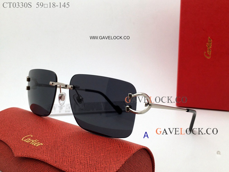 Première de Cartier ct0330s Sunglasses Rimless Men